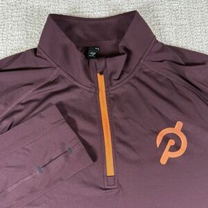 Rhone Men's XL Peloton Burgundy Performance 1/4 Zip Pullover
